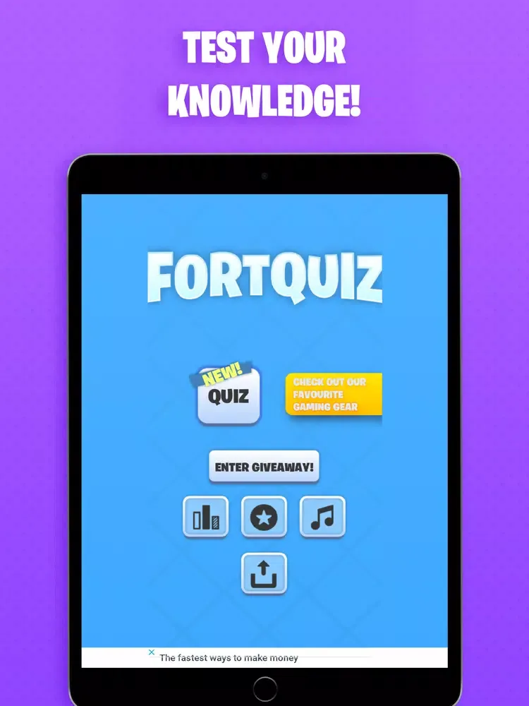 Screenshot di Quiz for Fortnite VBucks Pro iPad 