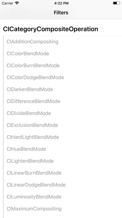 CIFilter.io स्क्रीनशॉट