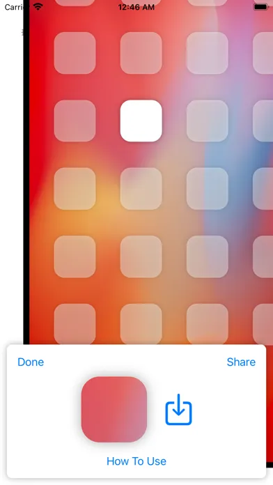 ภาพหน้าจอของ Transparent App Icons