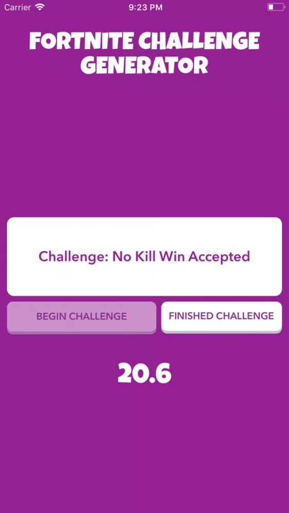 Fortnite Challenge Generator Ekran Görüntüleri