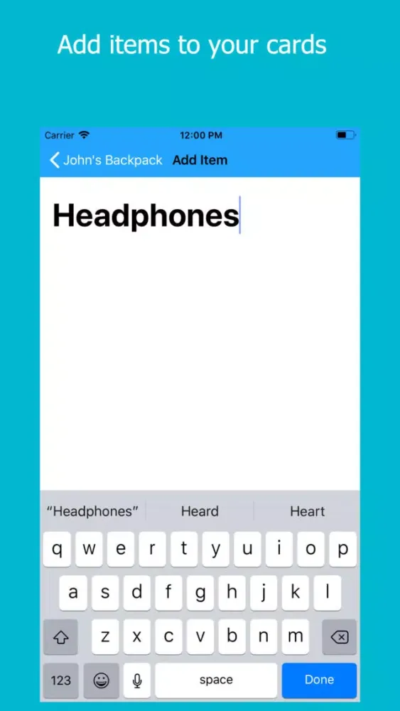 WIITcard: Storage Organizer应用截图