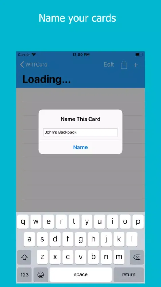 WIITcard: Storage Organizer应用截图