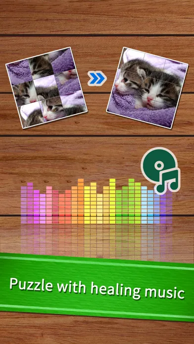 Capturas de tela do Easy cat puzzle