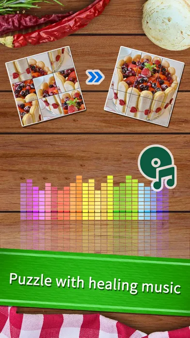Capturas de pantalla de Easy food puzzle