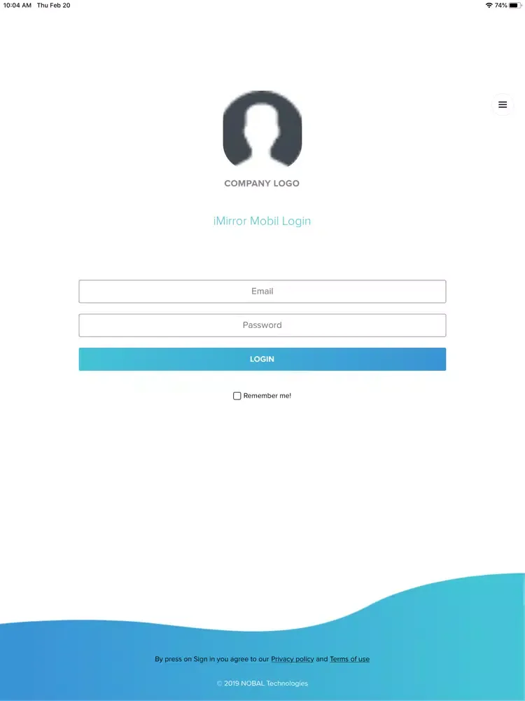 Tangkapan skrin iMirror App iPad 