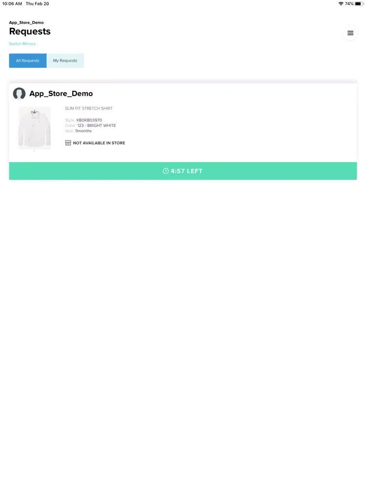 Tangkapan skrin iMirror App iPad 