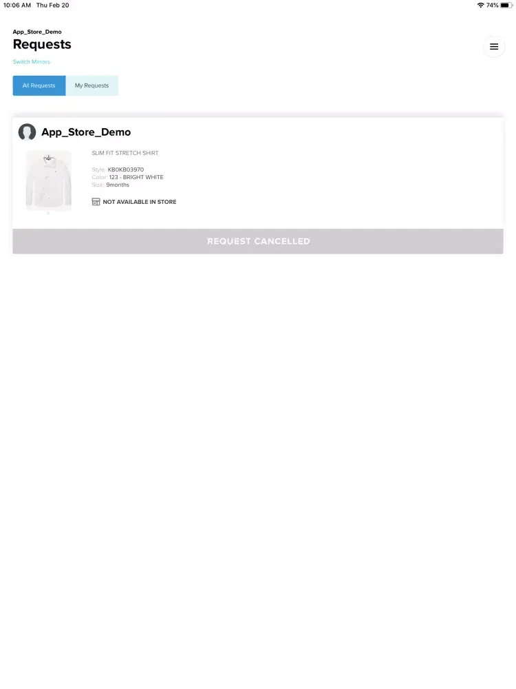 Tangkapan skrin iMirror App iPad 