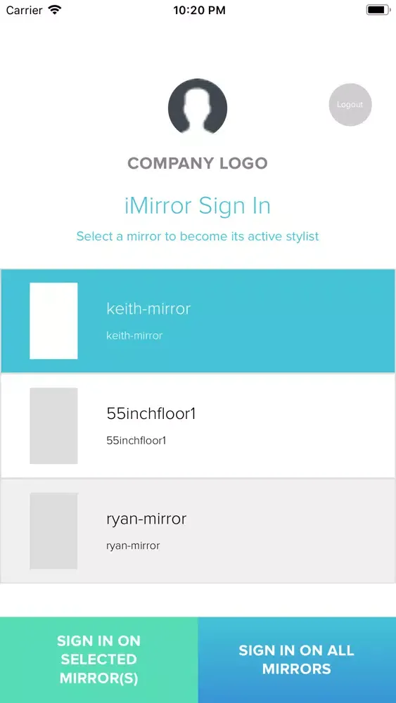 Tangkapan skrin iMirror App