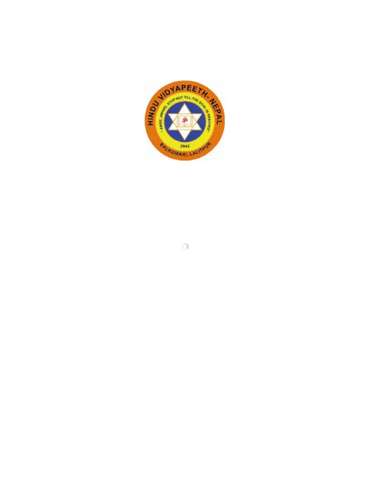 Ảnh chụp màn hình của Hindu Vidyapeeth Nepal iPad 