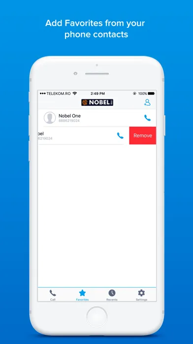 Nobel One Dialer سکرین شاٹس