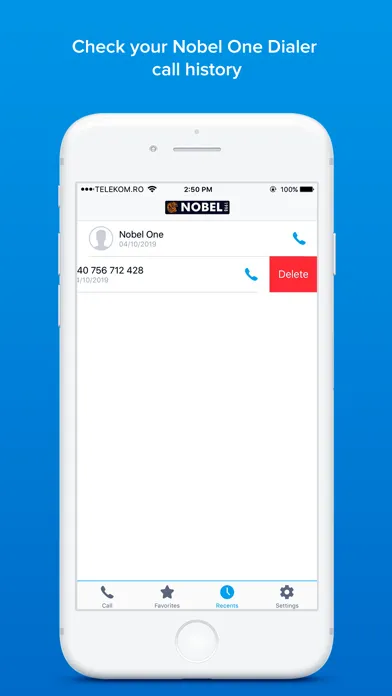 Nobel One Dialer سکرین شاٹس