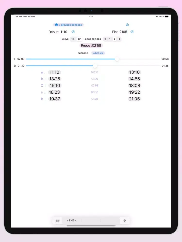 Tangkapan layar Repos Pilotes iPad 