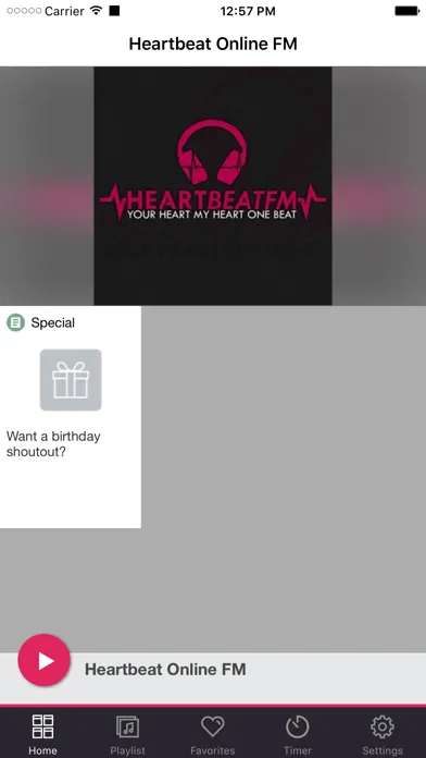 Heartbeat Online FM Screenshots