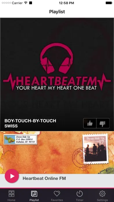 Heartbeat Online FM Screenshots