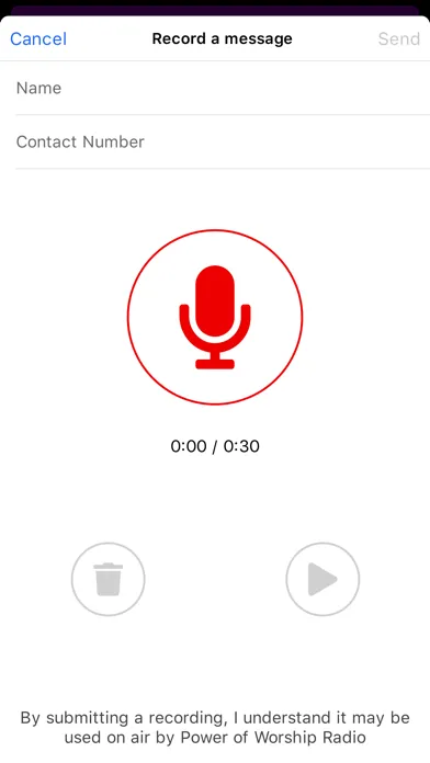 Power of Worship Radio. Screenshots