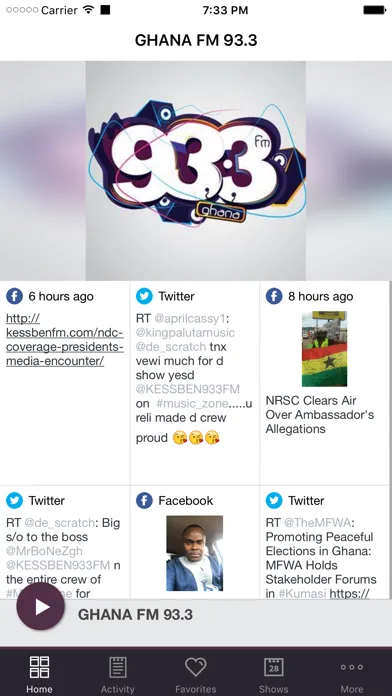GHANA FM 93.3 Screenshots