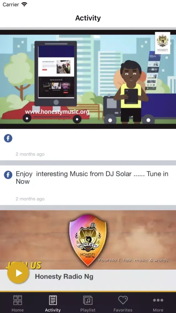 Honesty Radio Ng應用截圖