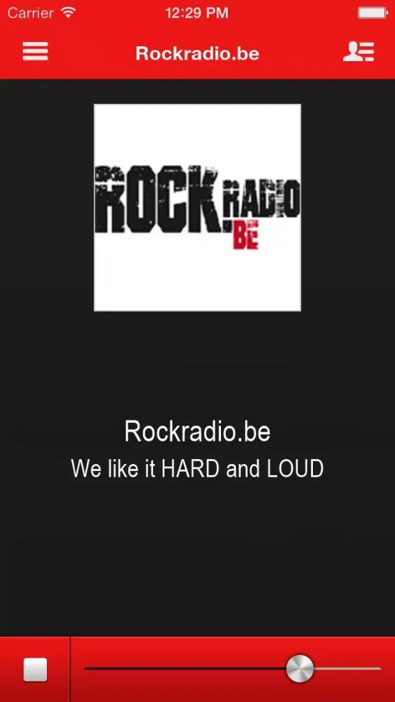 Rockradio.be應用截圖