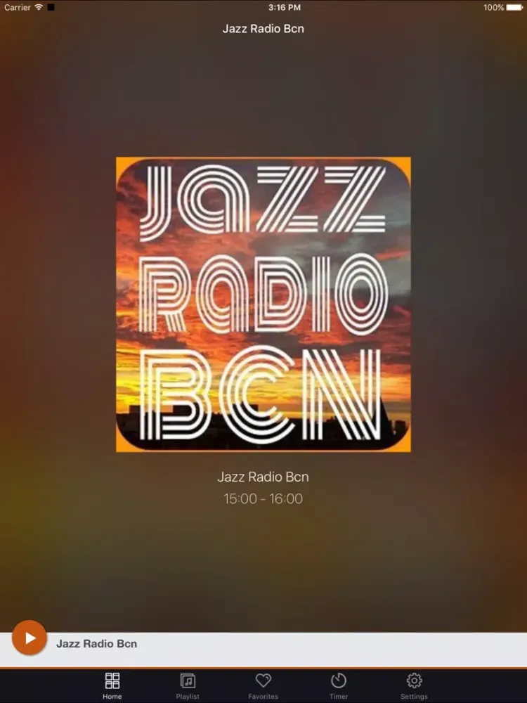Jazz Radio Bcn iPad  Screenshots