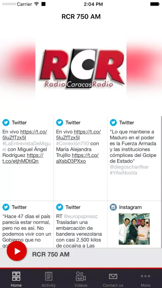RCR 750 AM Screenshots