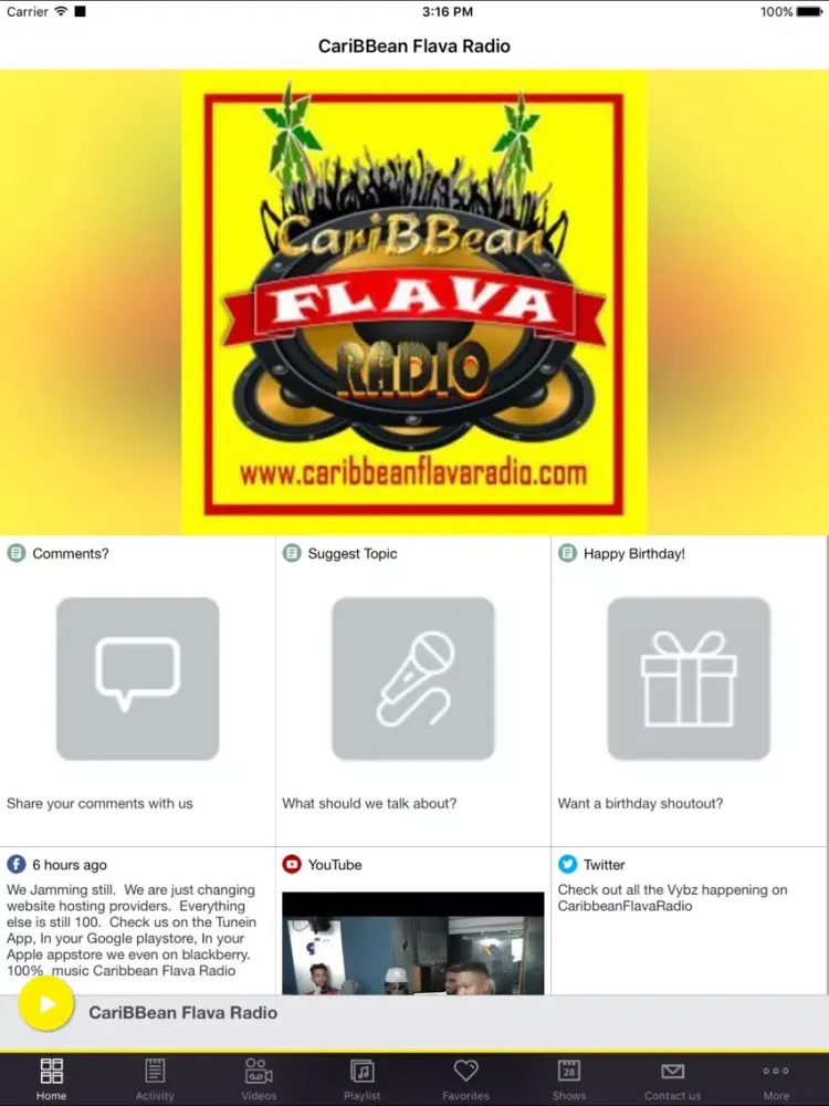 تصاویر CariBBean Flava Radio iPad 