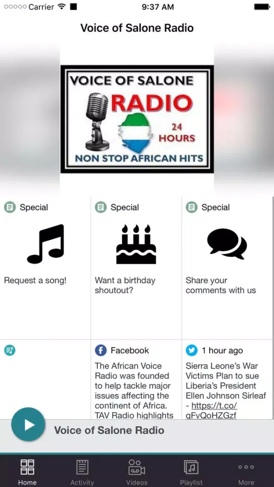 Voice of Salone Radio应用截图