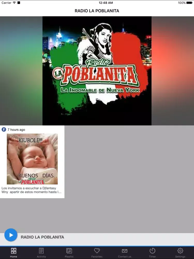 RADIO LA POBLANITA iPad  スクリーンショット