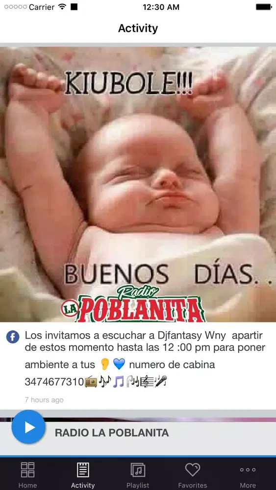 RADIO LA POBLANITA スクリーンショット