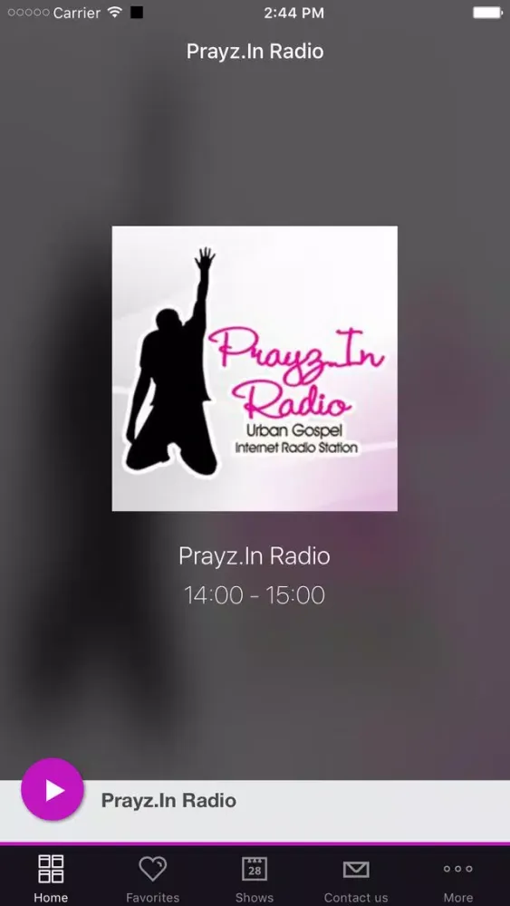 Capturas de pantalla de Prayz.In Radio
