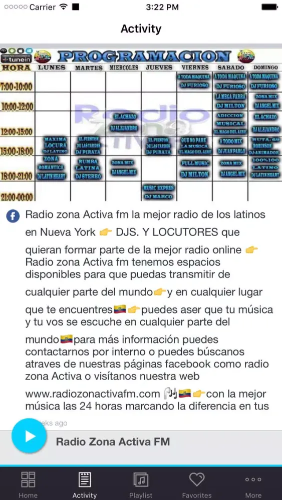 Radio Zona Activa FM应用截图