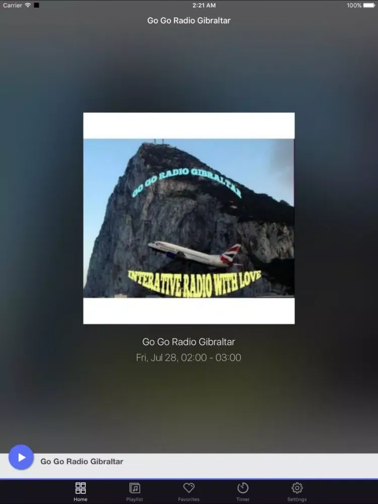 Go Go Radio Gibraltar iPad  スクリーンショット