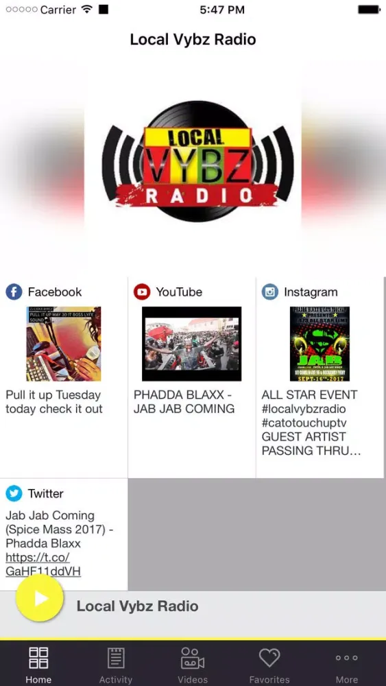 Local Vybz Radio Screenshots