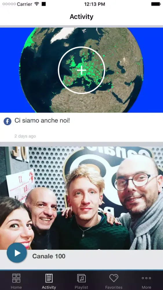Capturas de tela do Canale 100