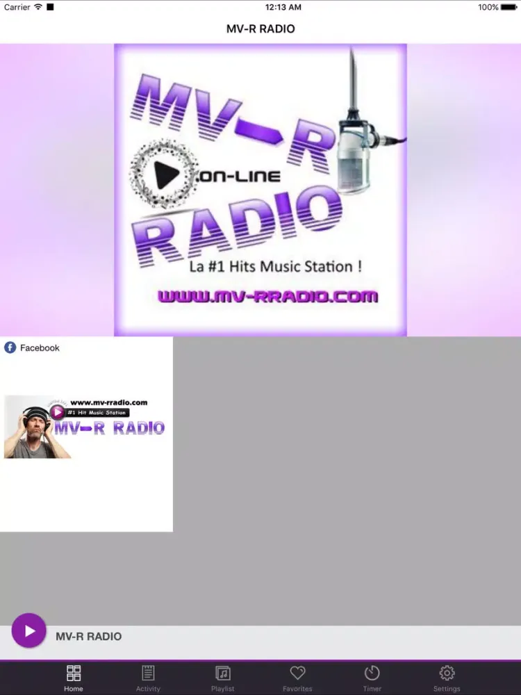 MV-R RADIO iPad  Screenshots