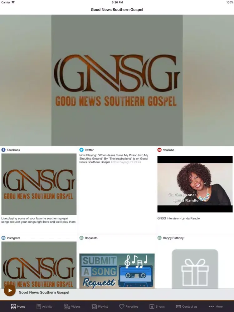 Good News Southern Gospel iPad 应用截图