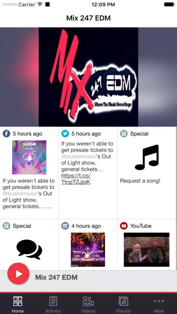 Mix 247 EDM スクリーンショット