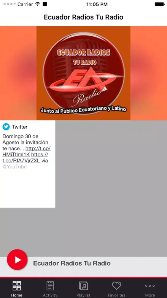 Ecuador Radios Tu Radio سکرین شاٹس