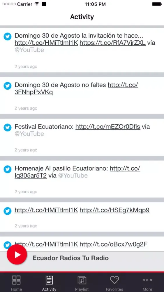 Ecuador Radios Tu Radio سکرین شاٹس