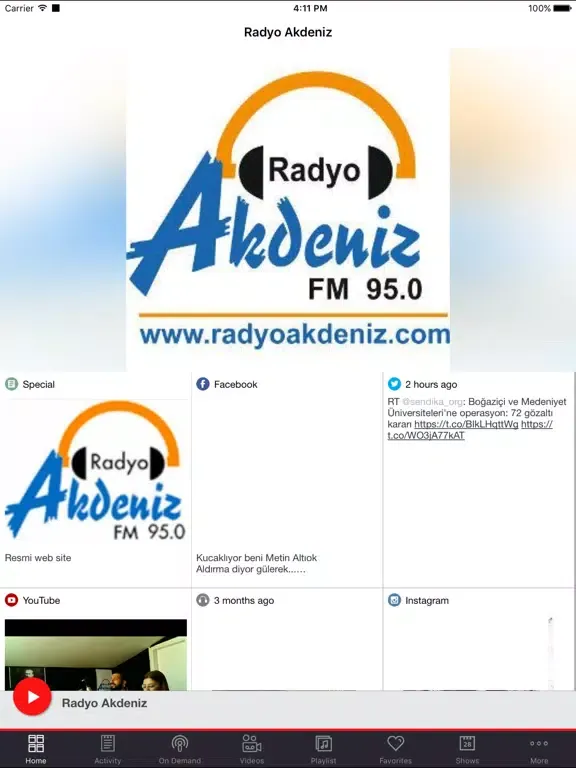 Radyo Akdeniz iPad  سکرین شاٹس