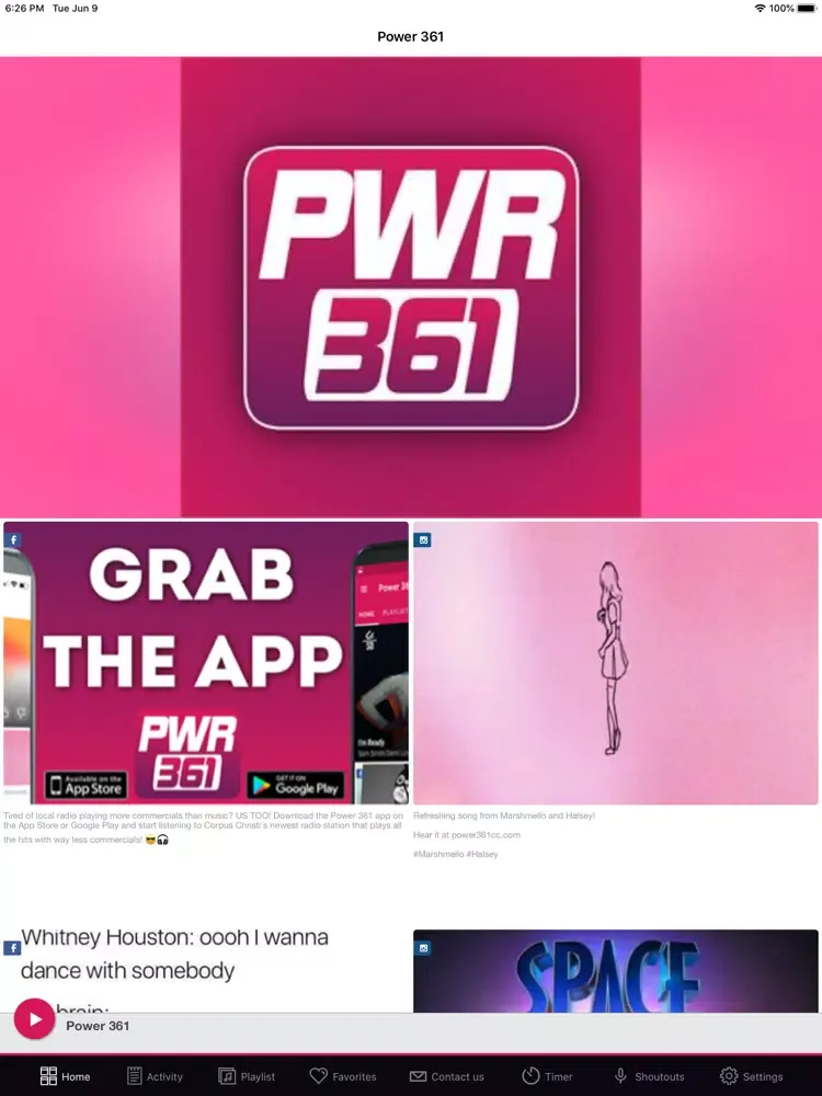 ภาพหน้าจอของ Power 361 iPad 
