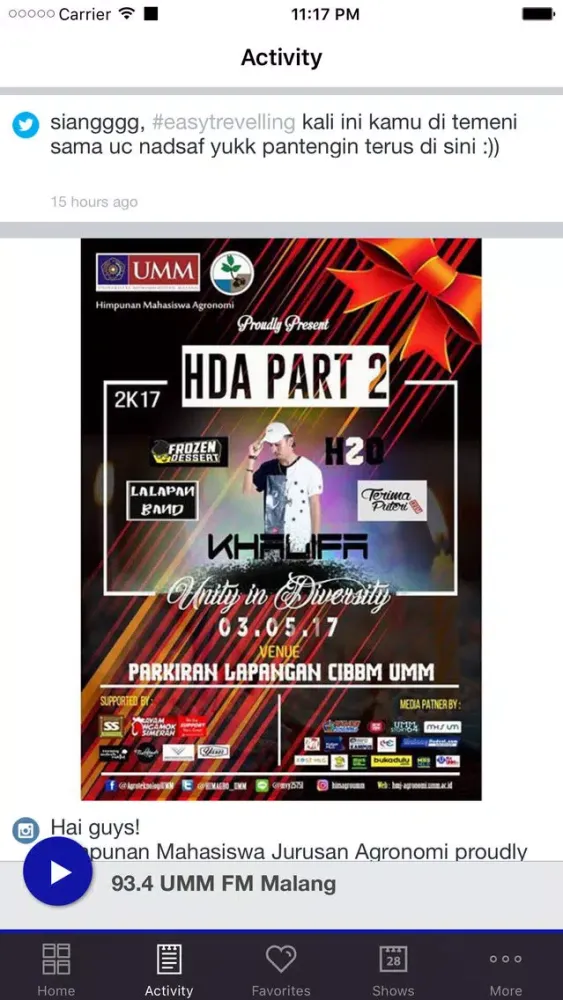 تصاویر 93.4 UMM FM Malang