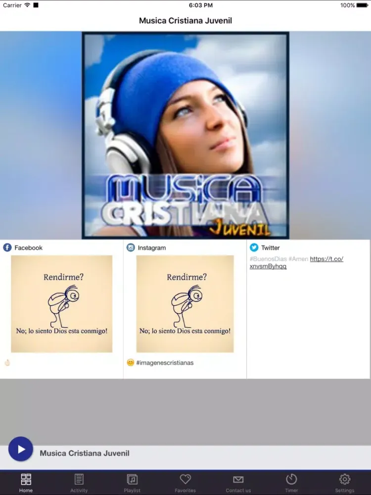 Скриншоты Musica Cristiana Juvenil iPad 