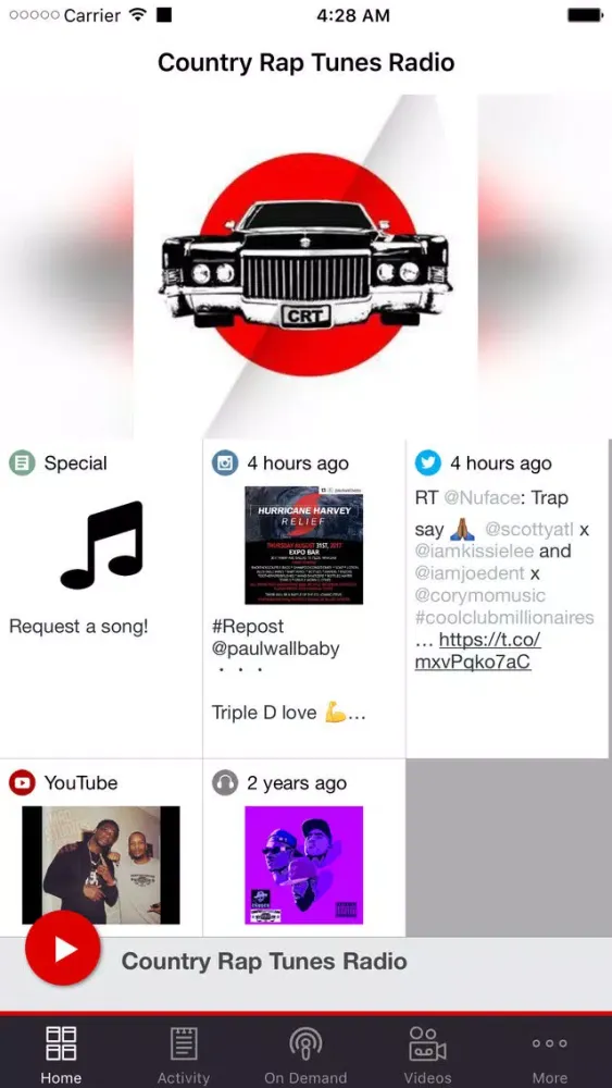 Country Rap Tunes Radio स्क्रीनशॉट