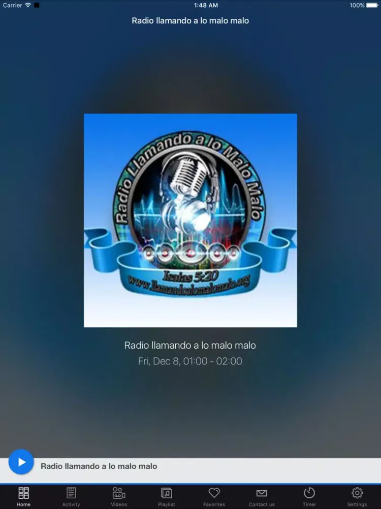 Radio llamando a lo malo malo iPad  स्क्रीनशॉट