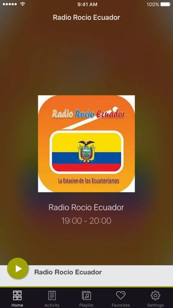 Tangkapan skrin Radio Rocio Ecuador