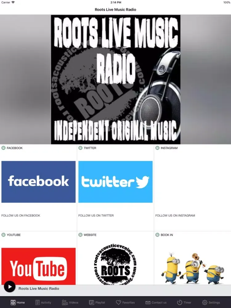 صور Roots Live Music Radio iPad 
