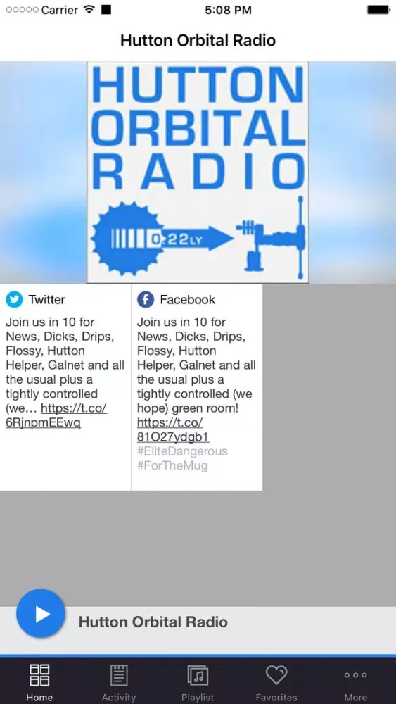 Capturas de pantalla de Hutton Orbital Radio