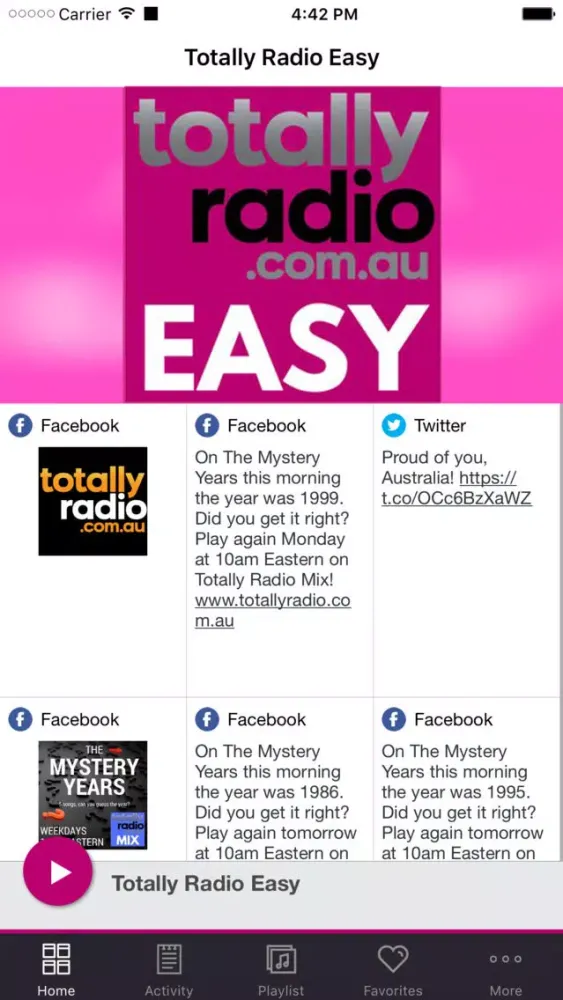 Screenshot di Totally Radio Easy
