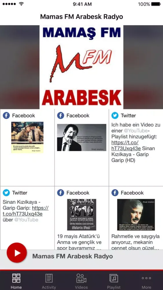 Capturas de pantalla de Mamas FM Arabesk Radyo