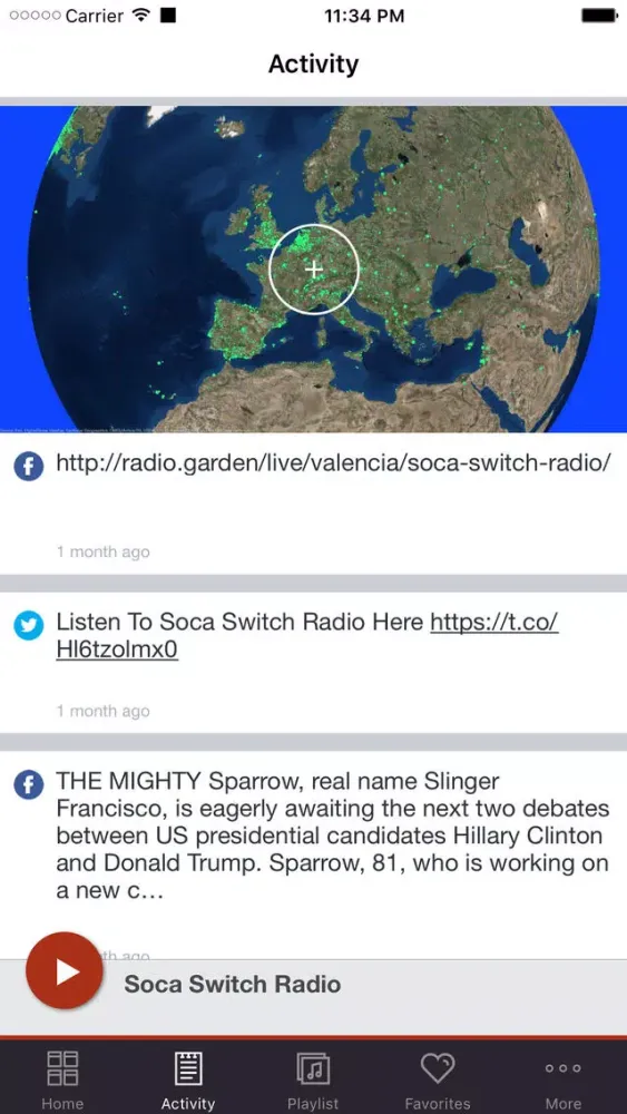 Скриншоты Soca Switch HD Radio